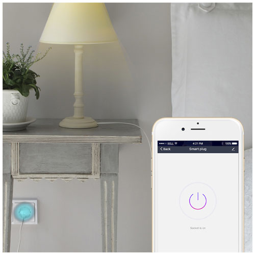 Prixton gniazdo z łącznością wi-fi, EW10 Biały 1PA08701 (4)