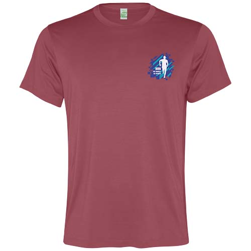 Slam sportowa koszulka męska z krótkim rękawem Berry Red R03048U1 (1)