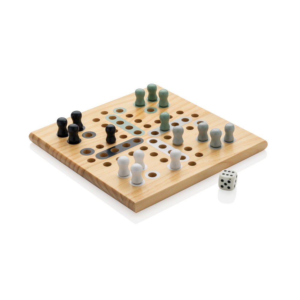 Gra planszowa "Chińczyk" Ludo Brązowy P940.279 