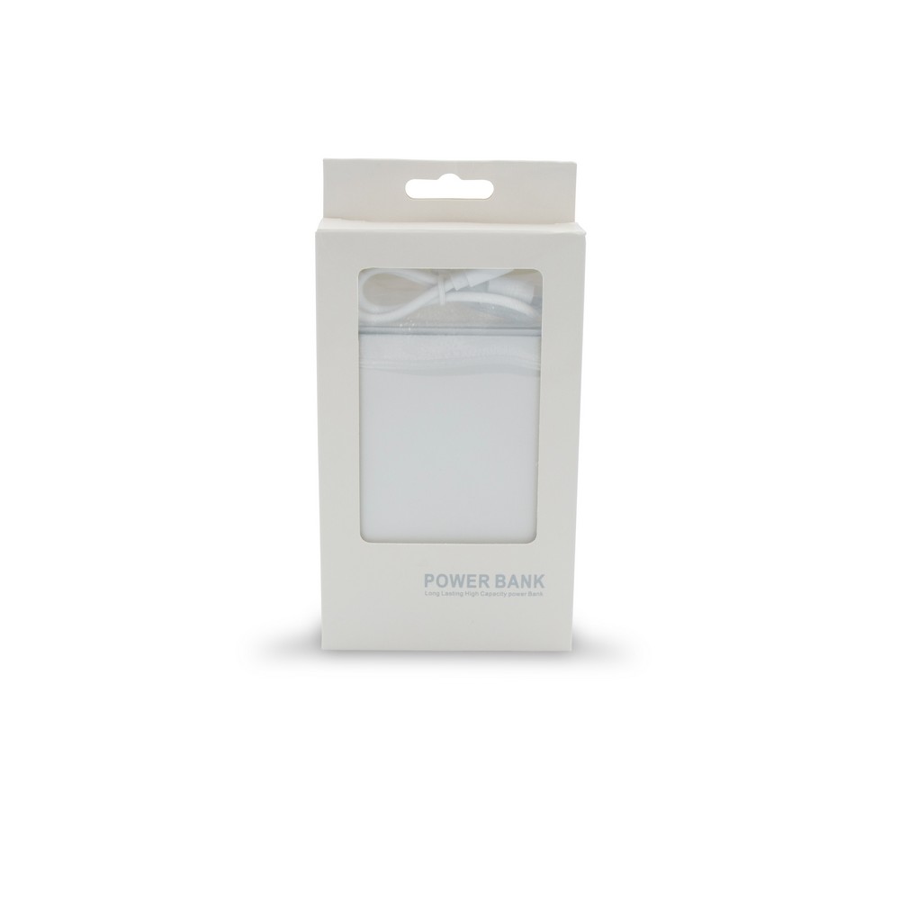 Power bank 8000 mAh | Lesley Biały V3780-02 (2)