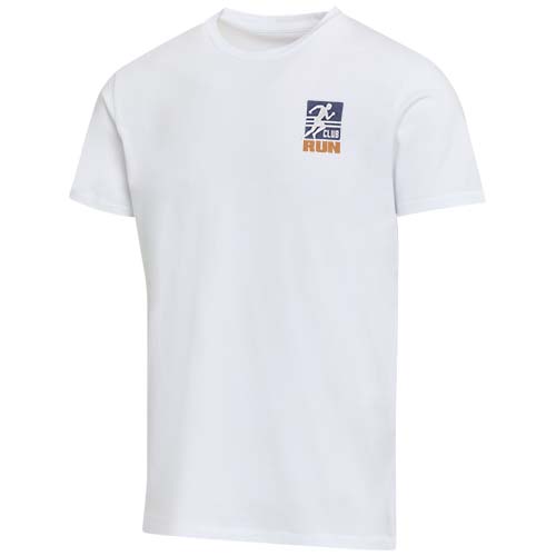Balfour organiczna koszulka unisex o gramaturze 200 g/m² z krótkim rękawem i certyfikatem OCS Biały 39557010 (1)