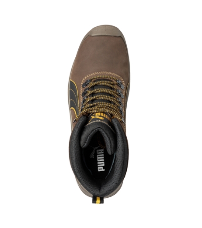 Buty do kostki męskie MS16 - ciemno brazowy Brazowy S16-1080419 (5)
