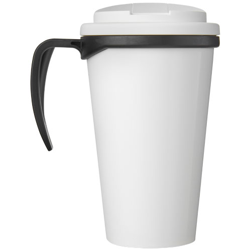 Kubek Brite-Americano® 350 ml z wieczkiem zapobiegającym rozchlapaniu Czarny-Biały 21042001 (3)
