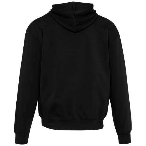 Boris 280 g/m2 bluza z kapturem unisex z bawełny organicznej z certyfikatem OCS w stylu oversize Czarny 3956390A (3)