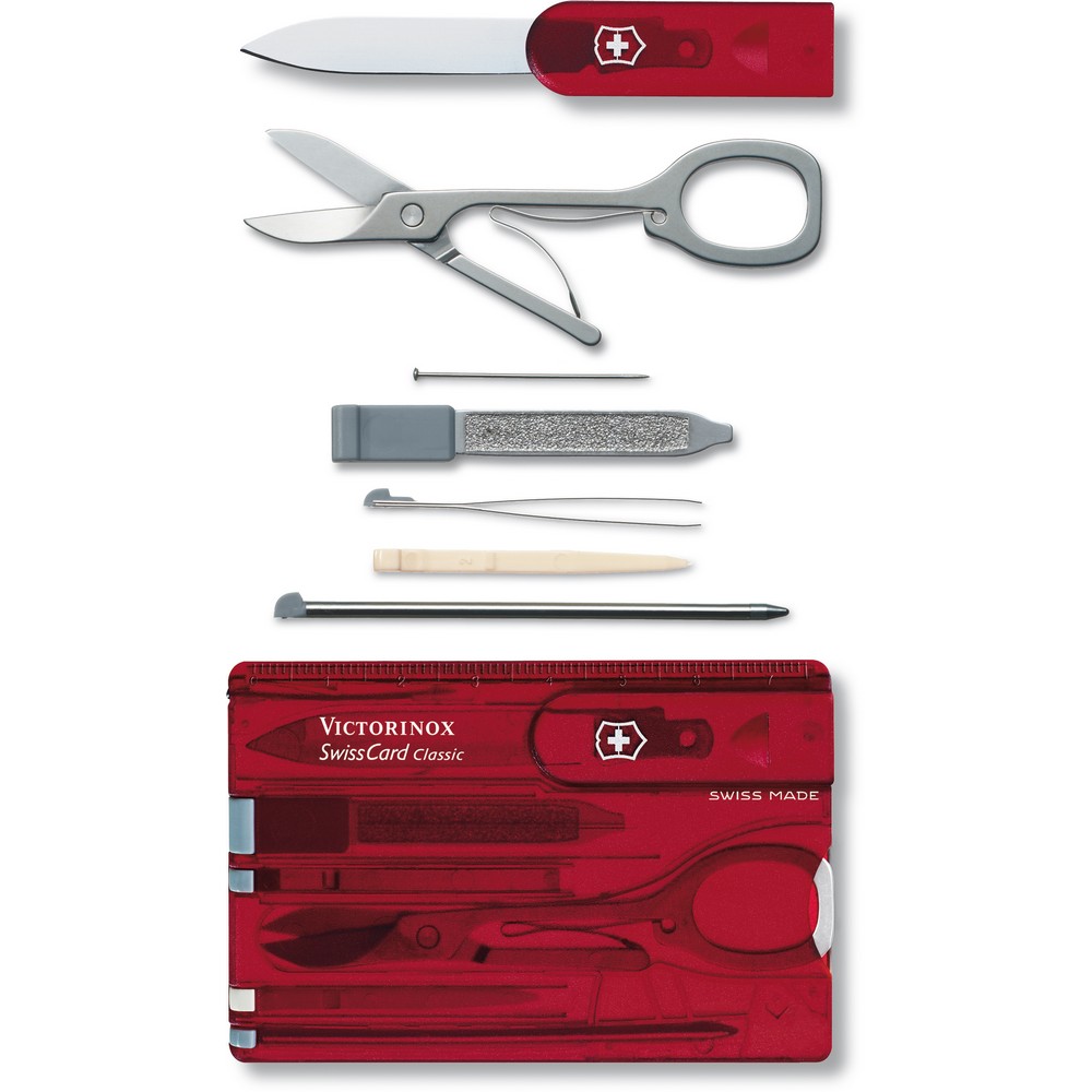 Narzędzie wielofunkcyjne Victorinox SwissCard Classic Czerwony VA807-05 (2)