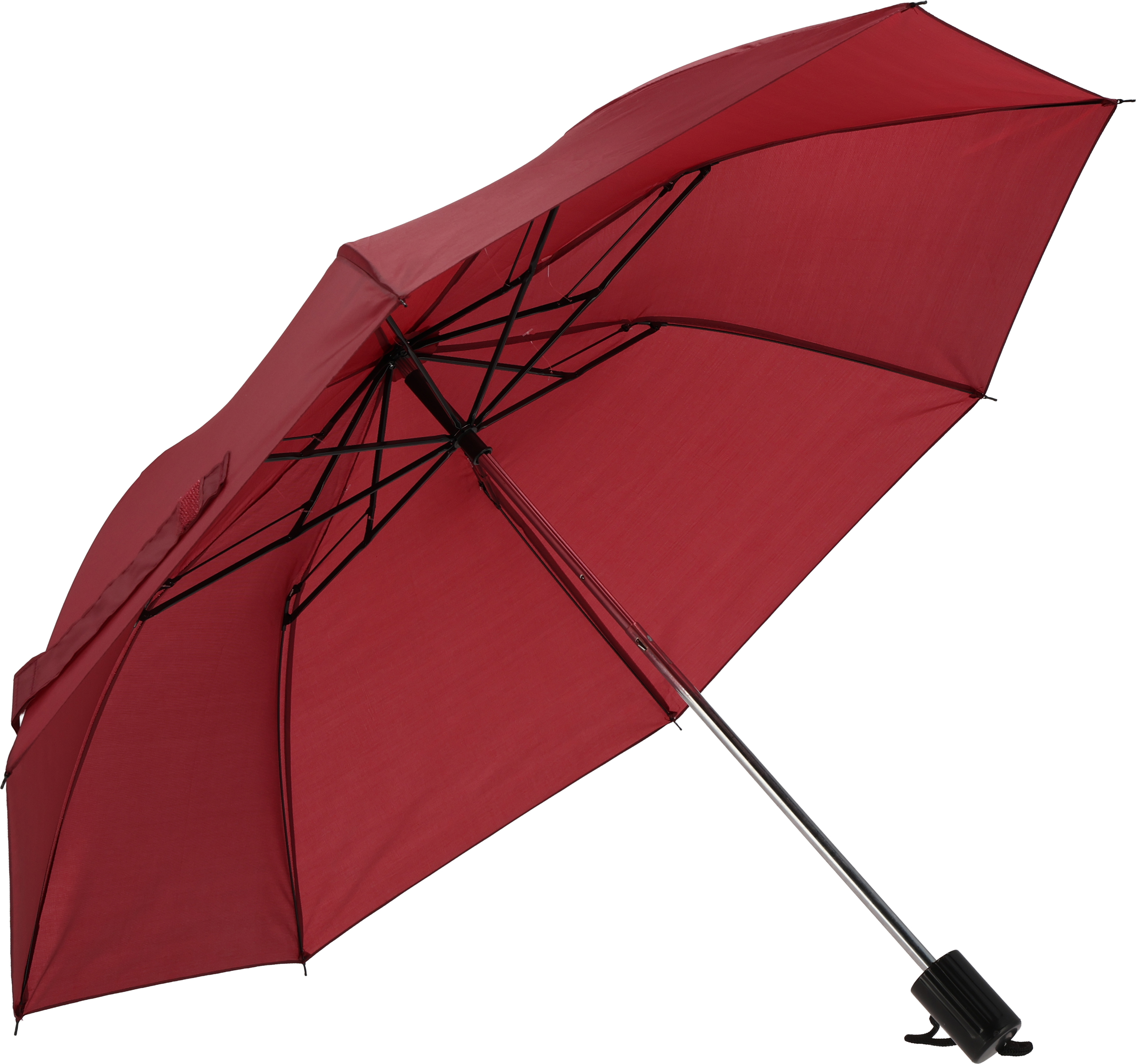 Parasol manualny Ø88 cm LILLE Bordowy 518802 