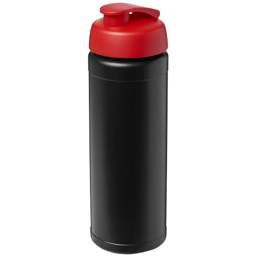Bidon Baseline® Plus o pojemności 750 ml z wieczkiem zaciskowym Czarny-Czerwony 21007014 