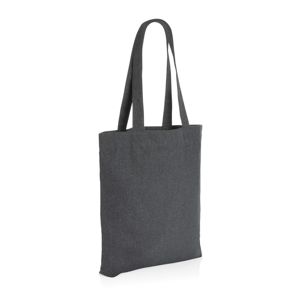 Torba na zakupy AWARE™, bawełna z recyklingu Szary P762.938 