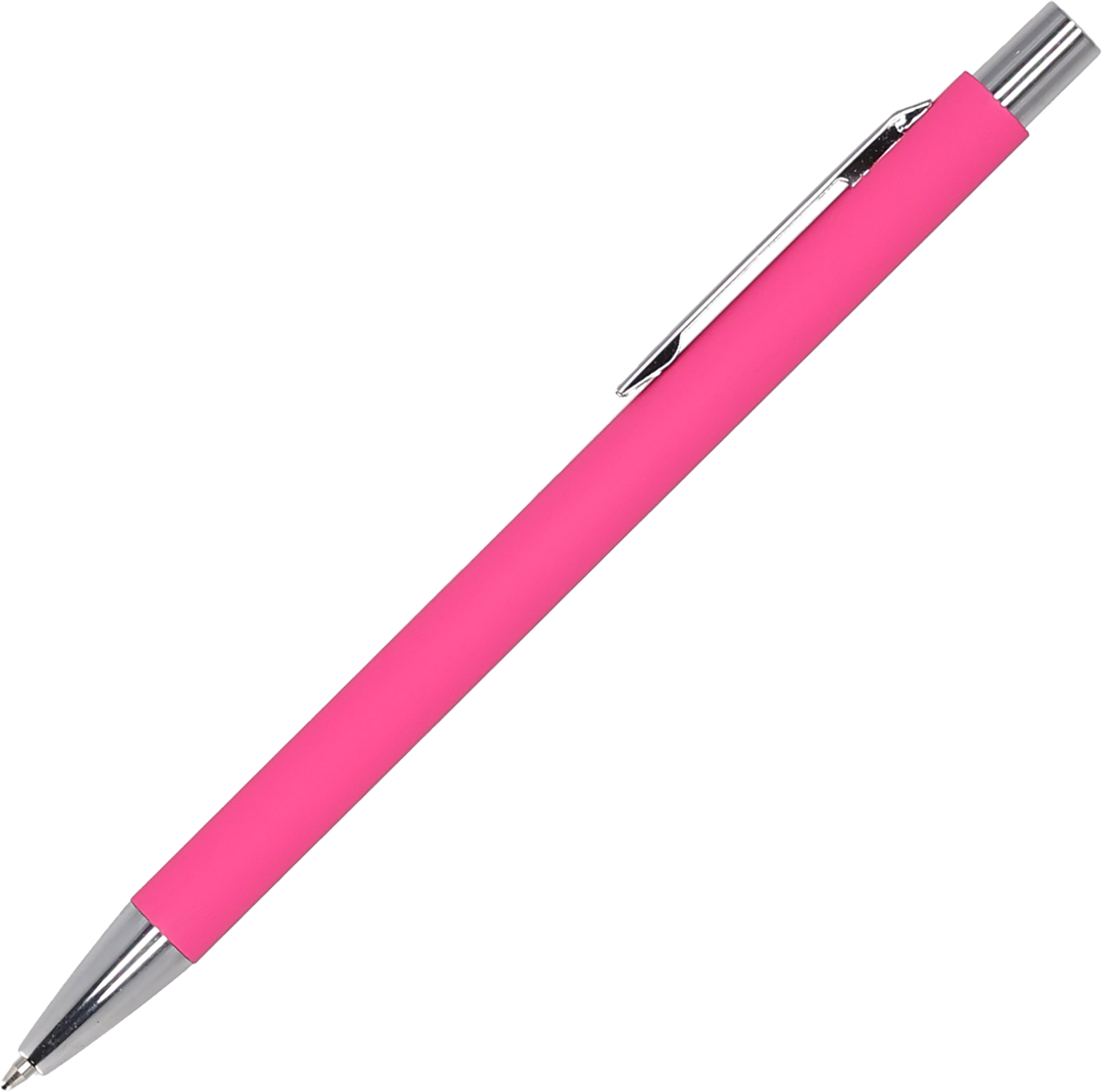 Długopis metalowy soft touch GIORGIO Różowy 1368011 (1)