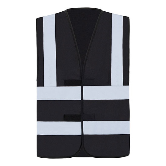 Kamizelka Klasyczna Odblaskowa Poliestrowa Black KX140-537464 