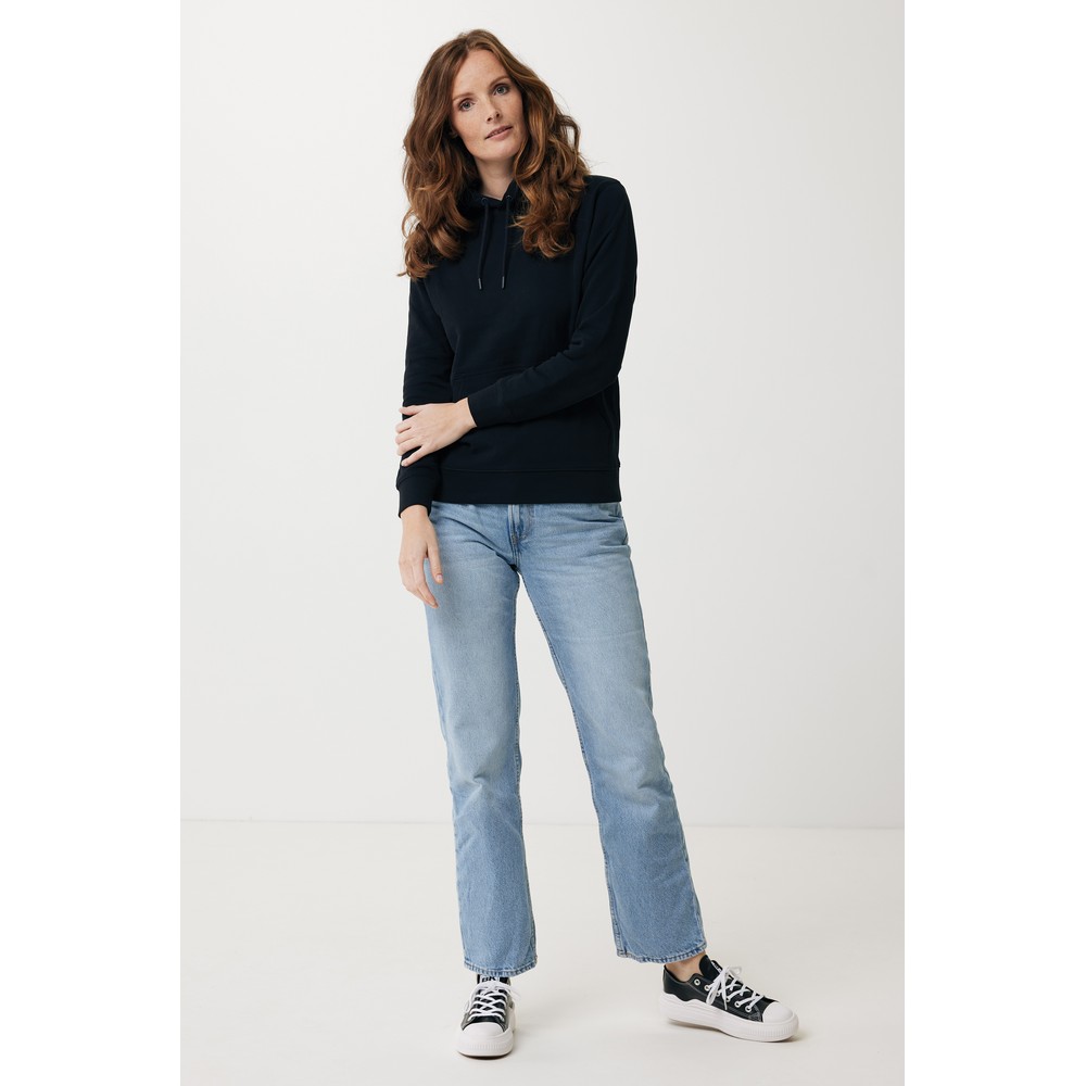 Lekka bluza z kapturem Iqoniq Rila, bawełna z recyklingu Czarny T9404.001.4XL (11)