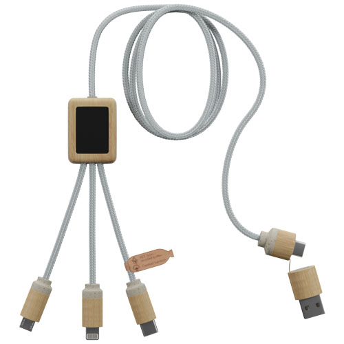 SCX.design C49 kabel do ładowania 5 w 1 Jasny brązowy 2PX12670 (2)