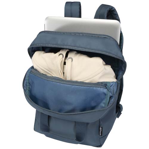 Trip Aware™, plecak na laptopa 14 cali wykonany z materiałów z recyklingu, 9 l Szaroniebieski 12076255 (5)