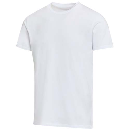 Balfour organiczna koszulka unisex o gramaturze 200 g/m² z krótkim rękawem i certyfikatem OCS Biały 39557010 