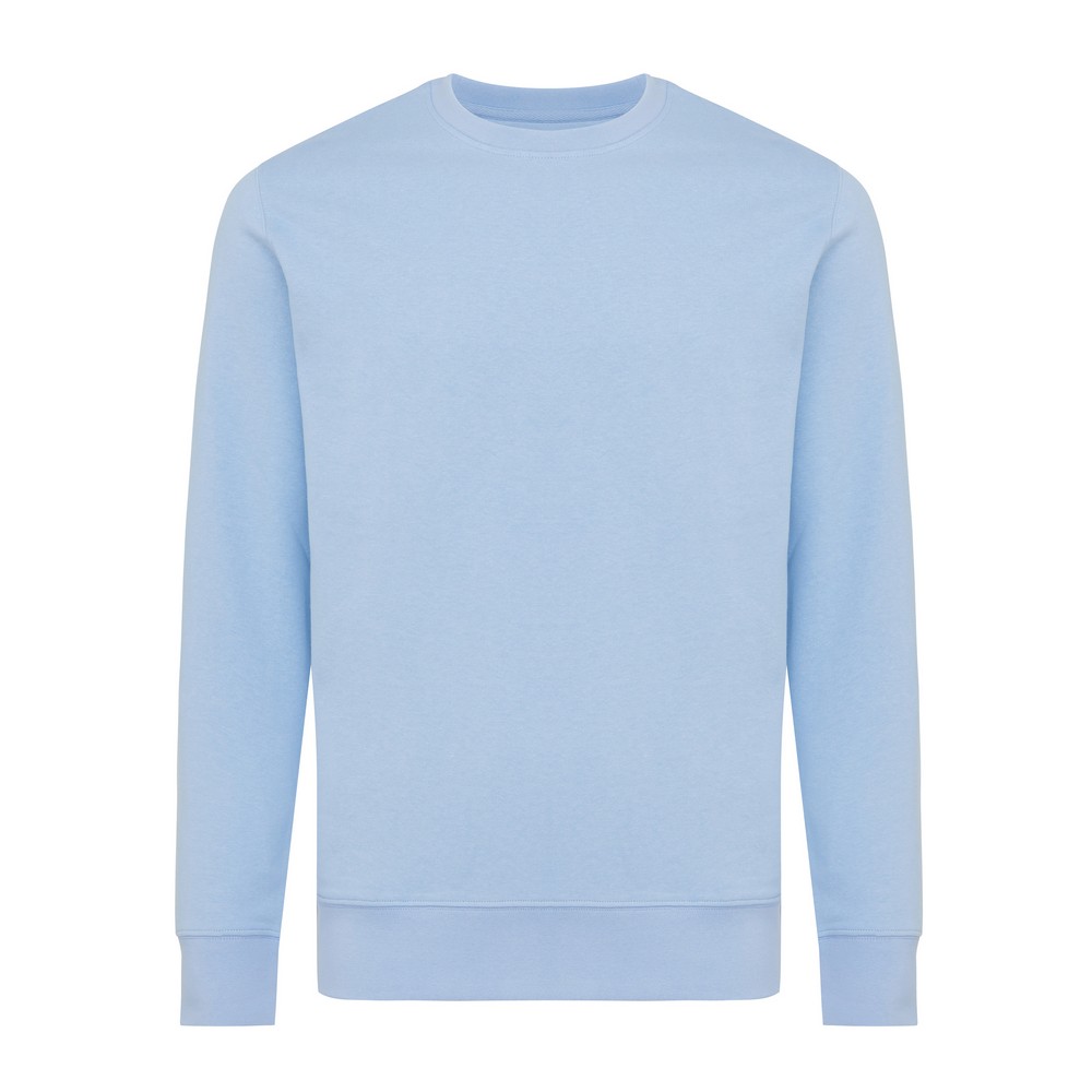 Lekki sweter Iqoniq Etosha, bawełna z recyklingu Niebieski T9303.022.L 