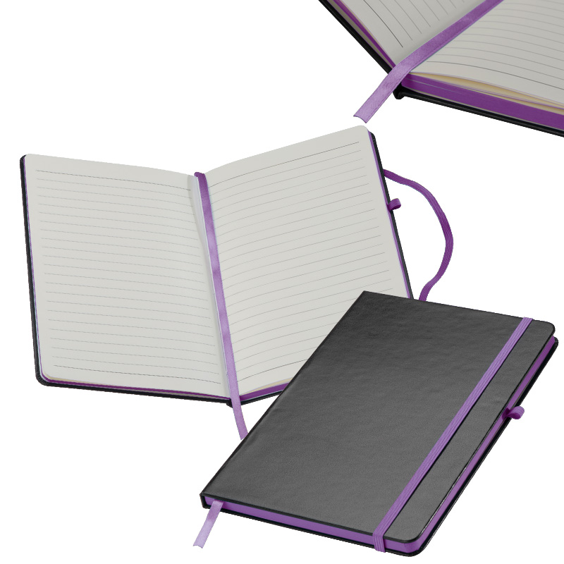 Notes A5 w linie CUXHAVEN Fiolet 037912 