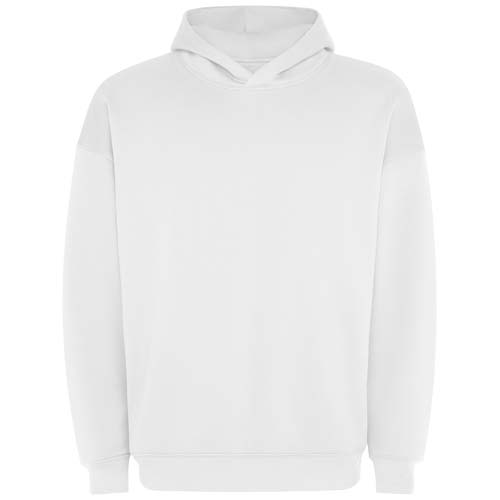 Bluza z kapturem Otto, styl oversize, unisex Biały R67021Z0 