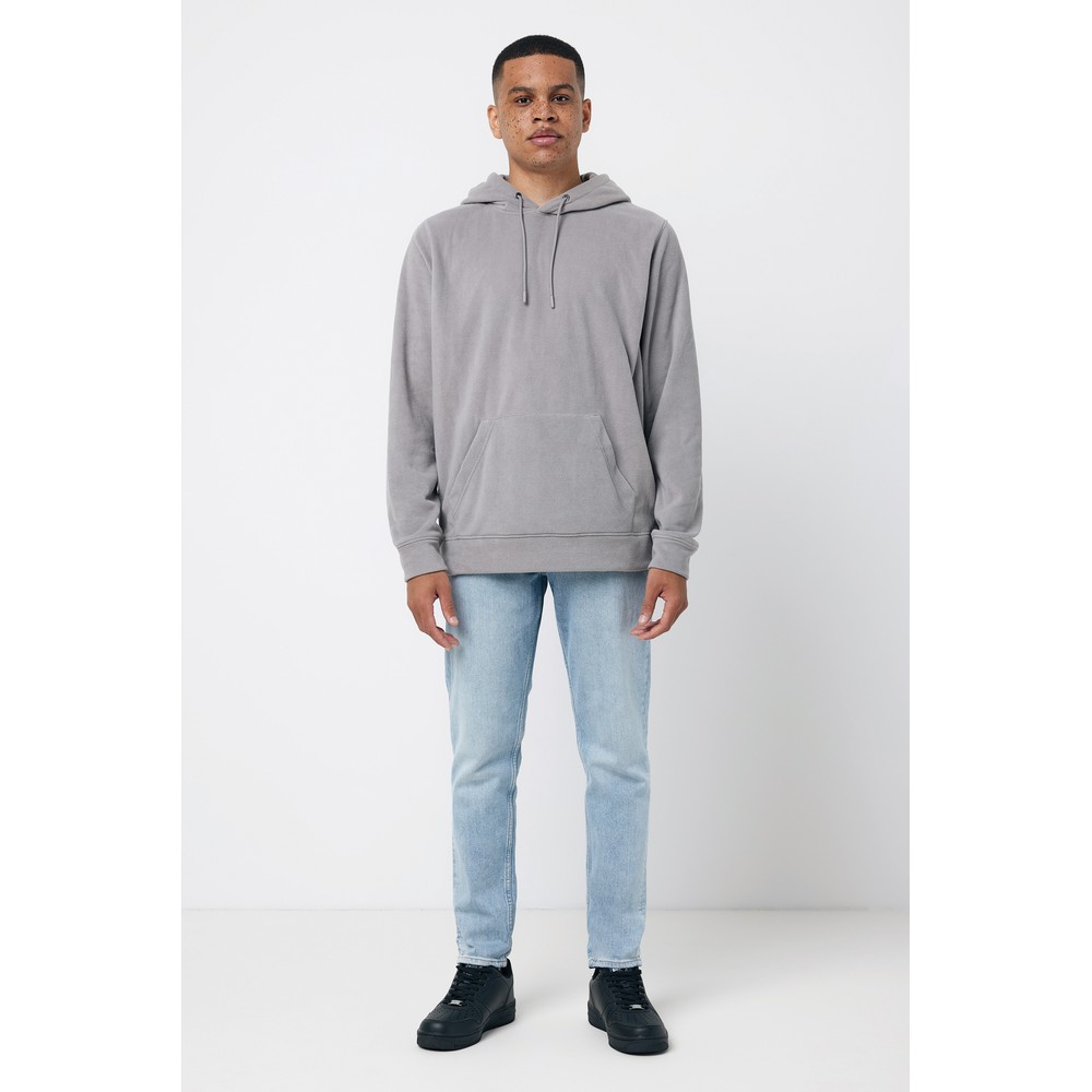 Bluza z kapturem z mikropolaru Iqoniq Trivor, RPET Szary T9403.027.XL (15)