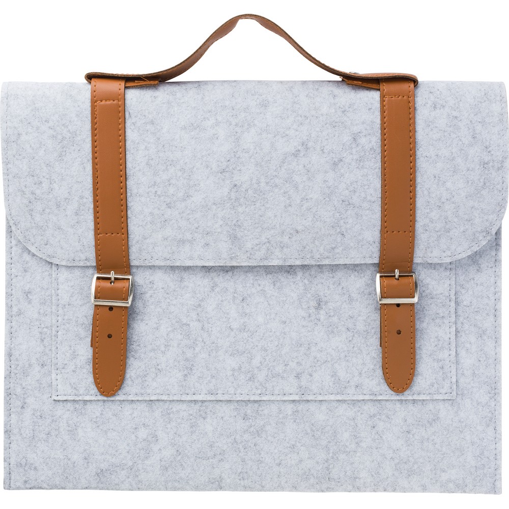 Torba na laptopa 14" z filcu RPET Szary V1252-19 (5)