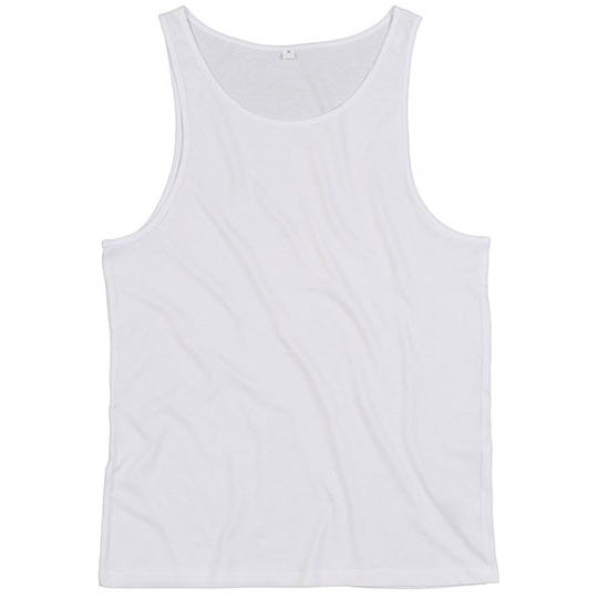 Bezrękawnik Dopasowany Bawełna Organiczna White P133-565110 