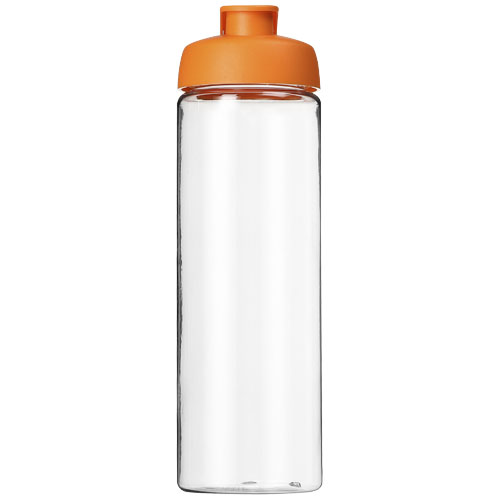 Bidon H2O Vibe o pojemności 850 ml z otwieranym wieczkiem Przezroczysty-Pomarańczowy 21009407 (2)