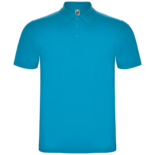 Austral koszulka polo unisex z krótkim rękawem Turkusowy R66324U5 