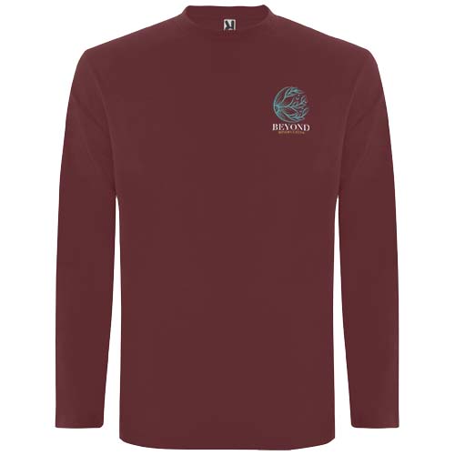 Extreme koszulka męska z długim rękawem Berry Red R12178U5 (1)