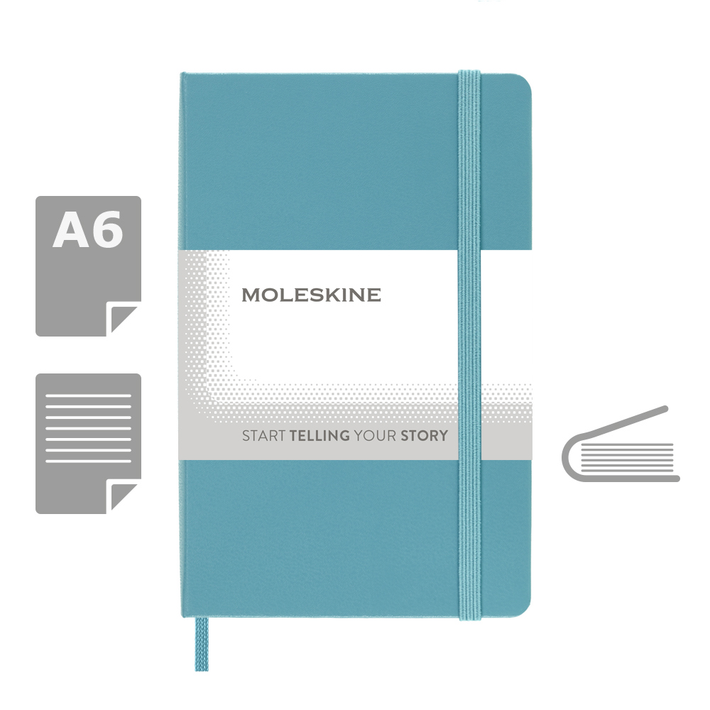 MOLESKINE Notatnik ok. A6 Turkusowy VM201-29 