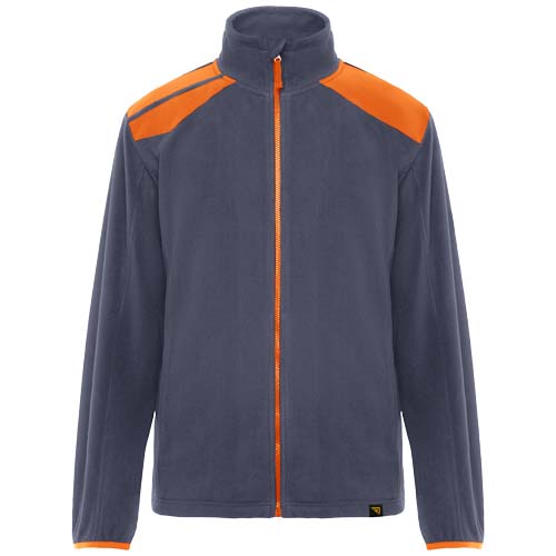 Terrano kurtka unisex z mikropolaru Ołowiowy-Pomarańczowy R8412E61 