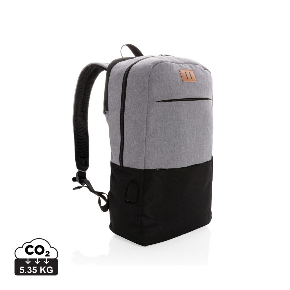 Plecak na laptopa 15,6", ochrona RFID Czarny P760.051 (11)