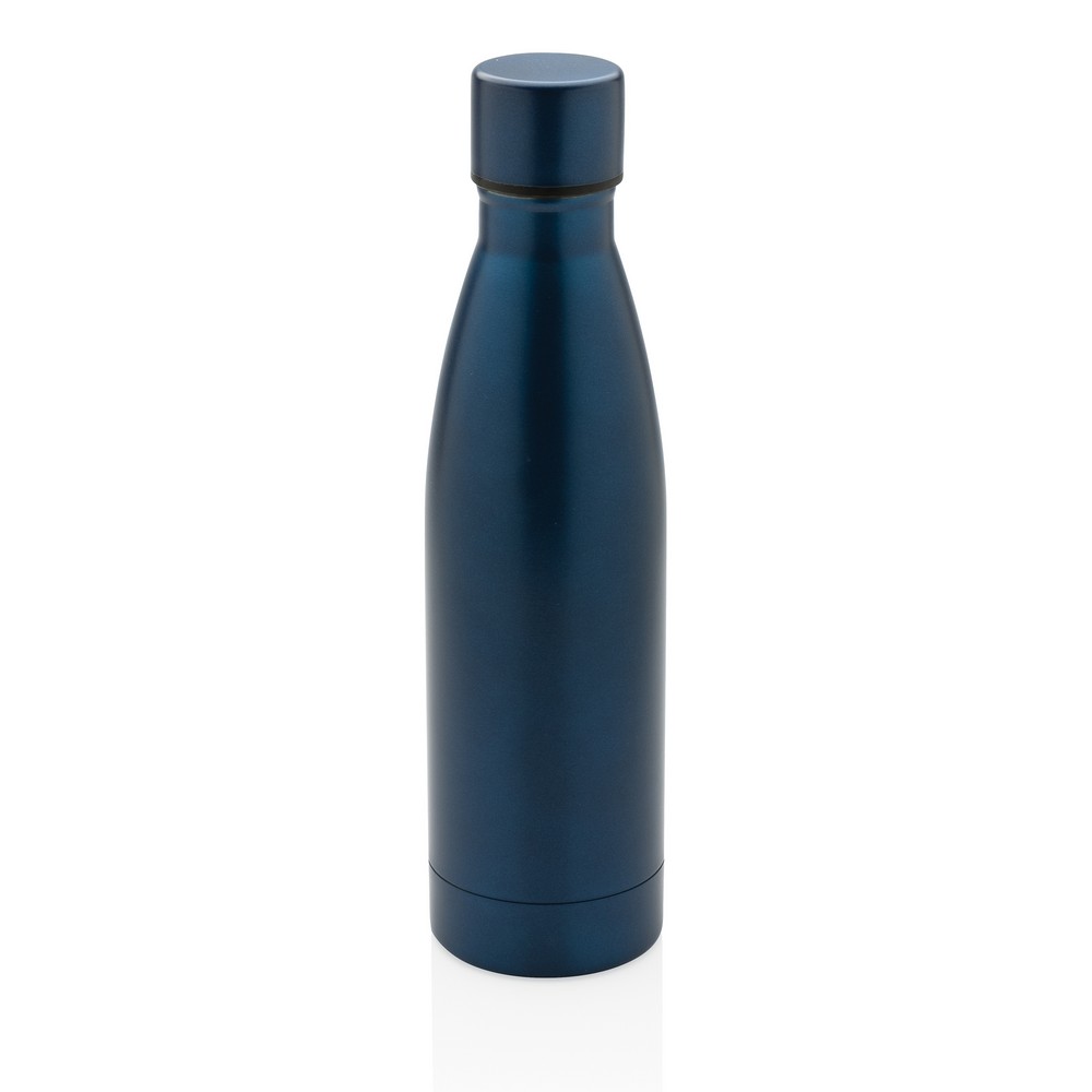 Butelka termiczna 500 ml, stal nierdzewna z recyklingu Niebieski P433.275 (4)