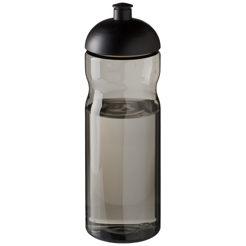 Bidon H2O Eco o pojemności 650 ml z wypukłym wieczkiem Węgiel drzewny-Czarny 21009800 