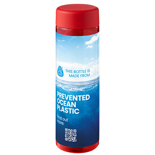 H2O Active® Eco Vibe 850 ml, bidon z zakrętką  Czerwony-Czerwony 21048506 (1)