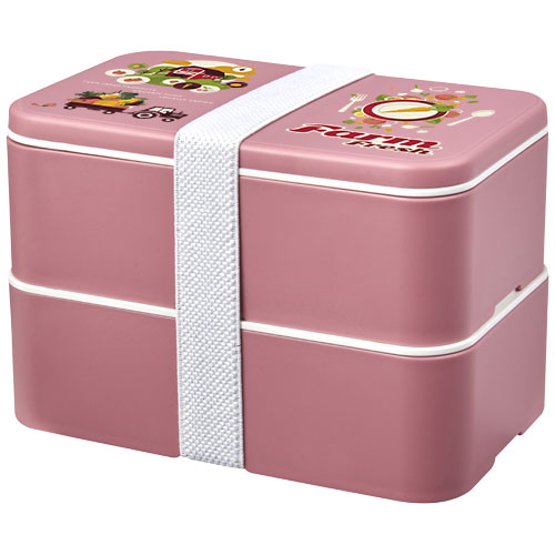 MIYO Renew dwuczęściowy lunchbox Różowy-Różowy-Biały 21018241 (1)