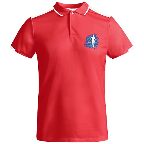 Tamil sportowa koszulka męska polo z krótkim rękawem Czerwony R04028N4 (1)