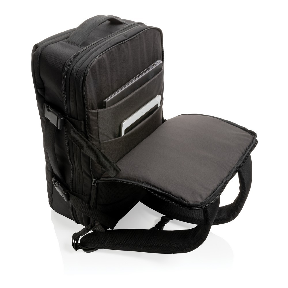 Plecak na laptopa 15,6" Swiss Peak AWARE™ RPET Czarny P762.791 (1)