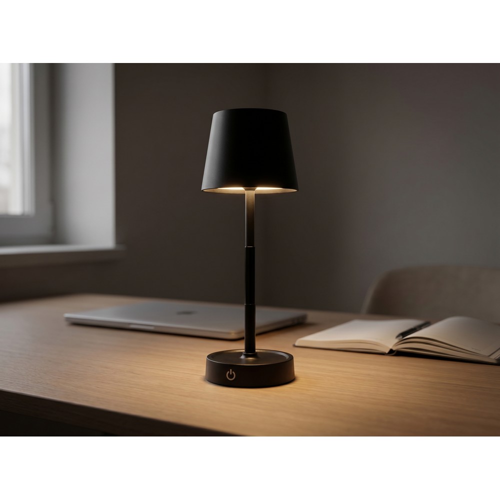 Lampka na biurko | Petepis Czarny VA925-03 (1)