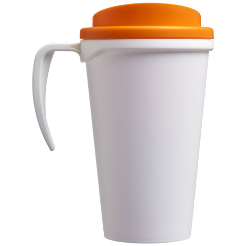 Kubek termiczny z serii Americano® Grande o pojemności 350 ml Biały-Pomarańczowy 21000405 (4)