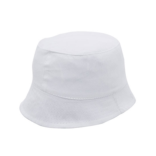 Kapelusz Przeciwsloneczny Bawełniany White C150-432652 