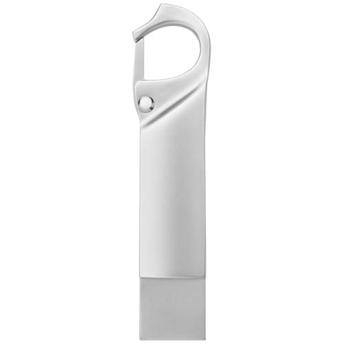 Pamięć USB z karabińczykiem i wejściem typu C Srebrny 1Z49281L (2)