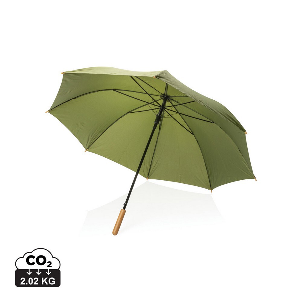 Gadżet reklamowy - Bambusowy parasol automatyczny 27" AWARE™ RPET