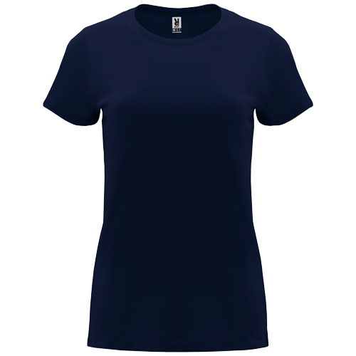 Capri koszulka damska z krótkim rękawem Navy Blue R66831R5 