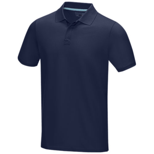 Męska organiczna koszulka polo Graphite z certyfikatem GOTS Granatowy 37508490 