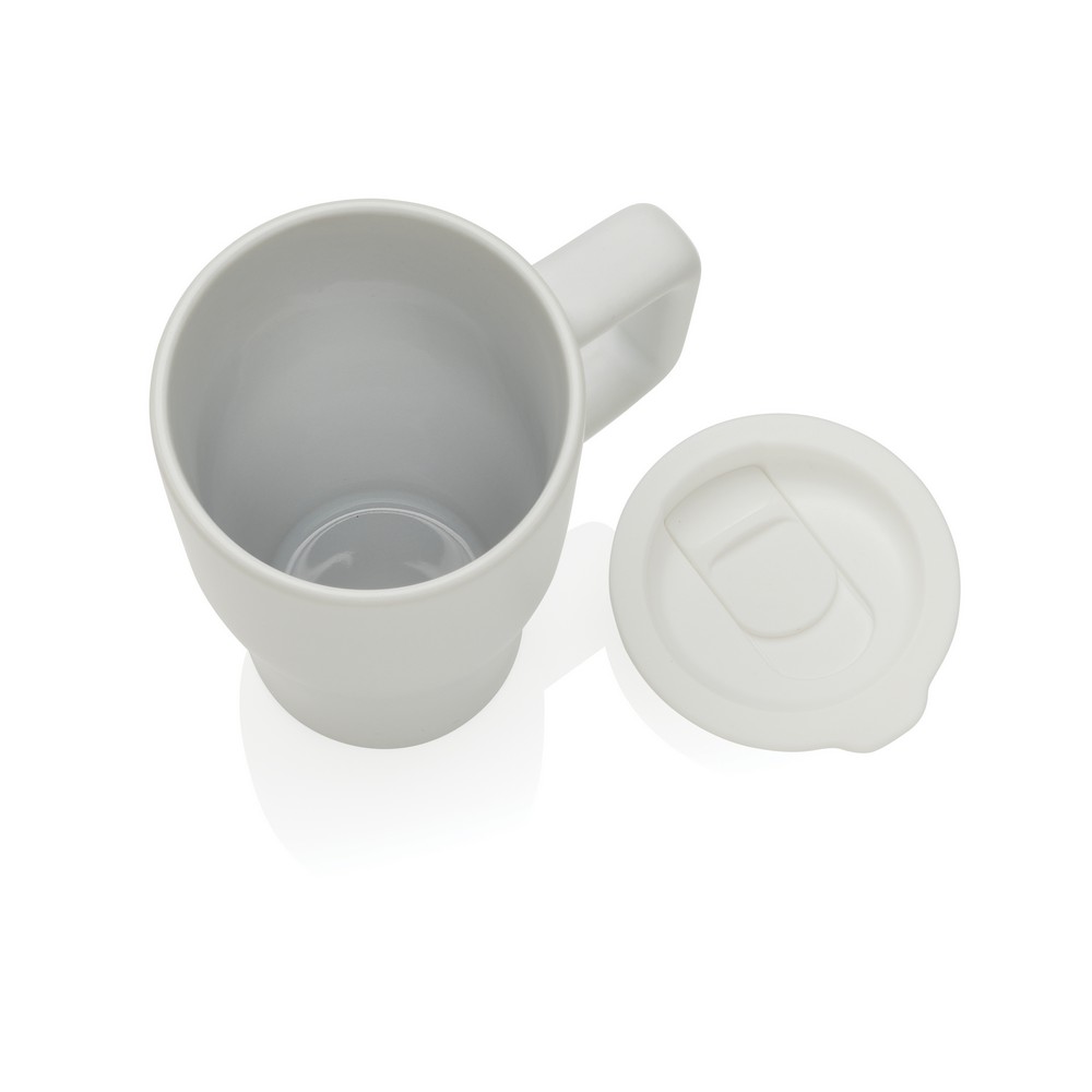 Ceramiczny kubek podrożny 490 ml White P437.2203 (6)