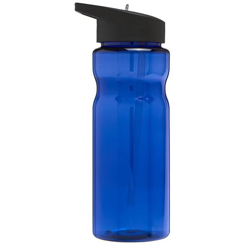 Bidon H2O Base® o pojemności 650 ml z wieczkiem z słomką Niebieski-Czarny 21004904 (3)