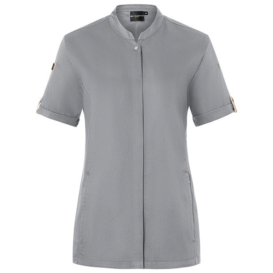 Bluza Kucharska Damska Slim Fit Oddychająca Platinum Grey (ca. Pantone 4283C) KY135-540293 