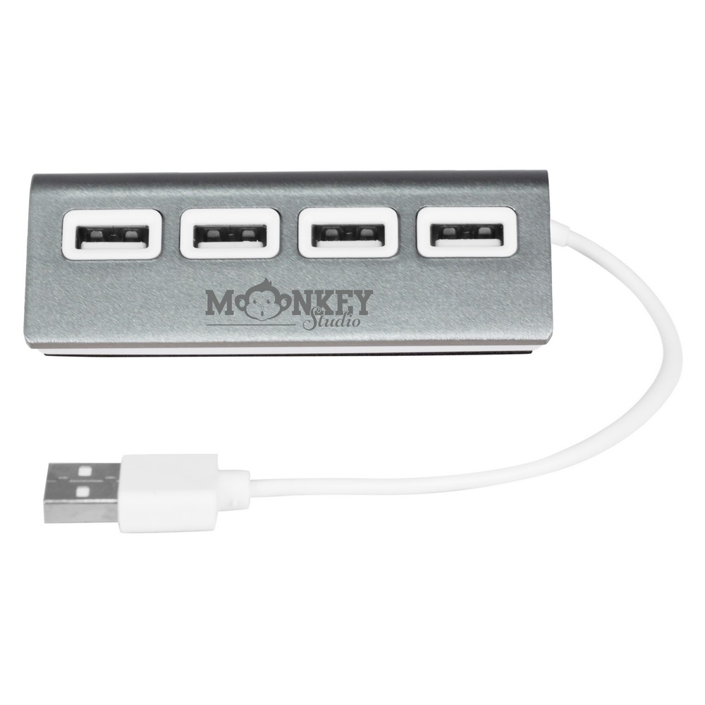 Hub USB 2.0 | Fletcher Szary V3447-19 (3)