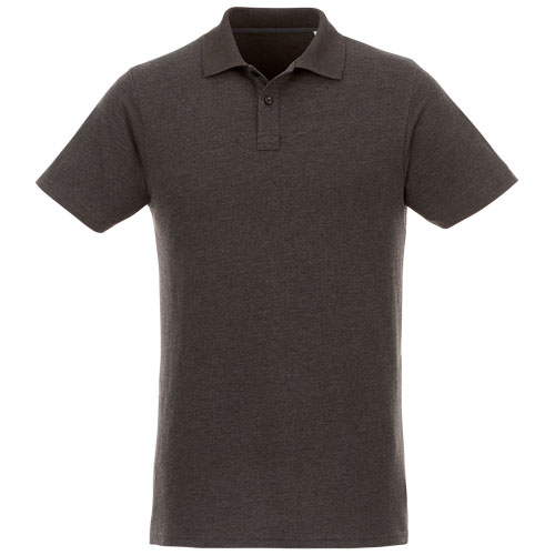 Helios - koszulka męska polo z krótkim rękawem Ciemnografitowy 38106986 (2)