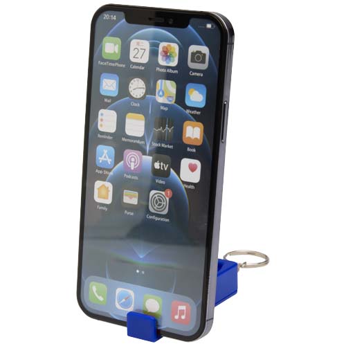 Aggia podstawka pod telefon z bambusa z zabawką sensoryczną z tworzyw sztucznych pochodzących z recyklingu Królewski niebieski 12446053 