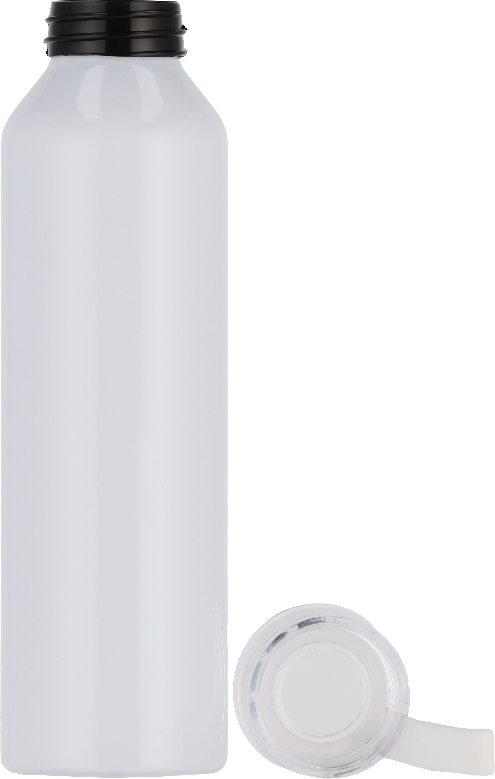 Butelka z aluminium z recyklingu CORK 600 ml Biały 424706 (6)